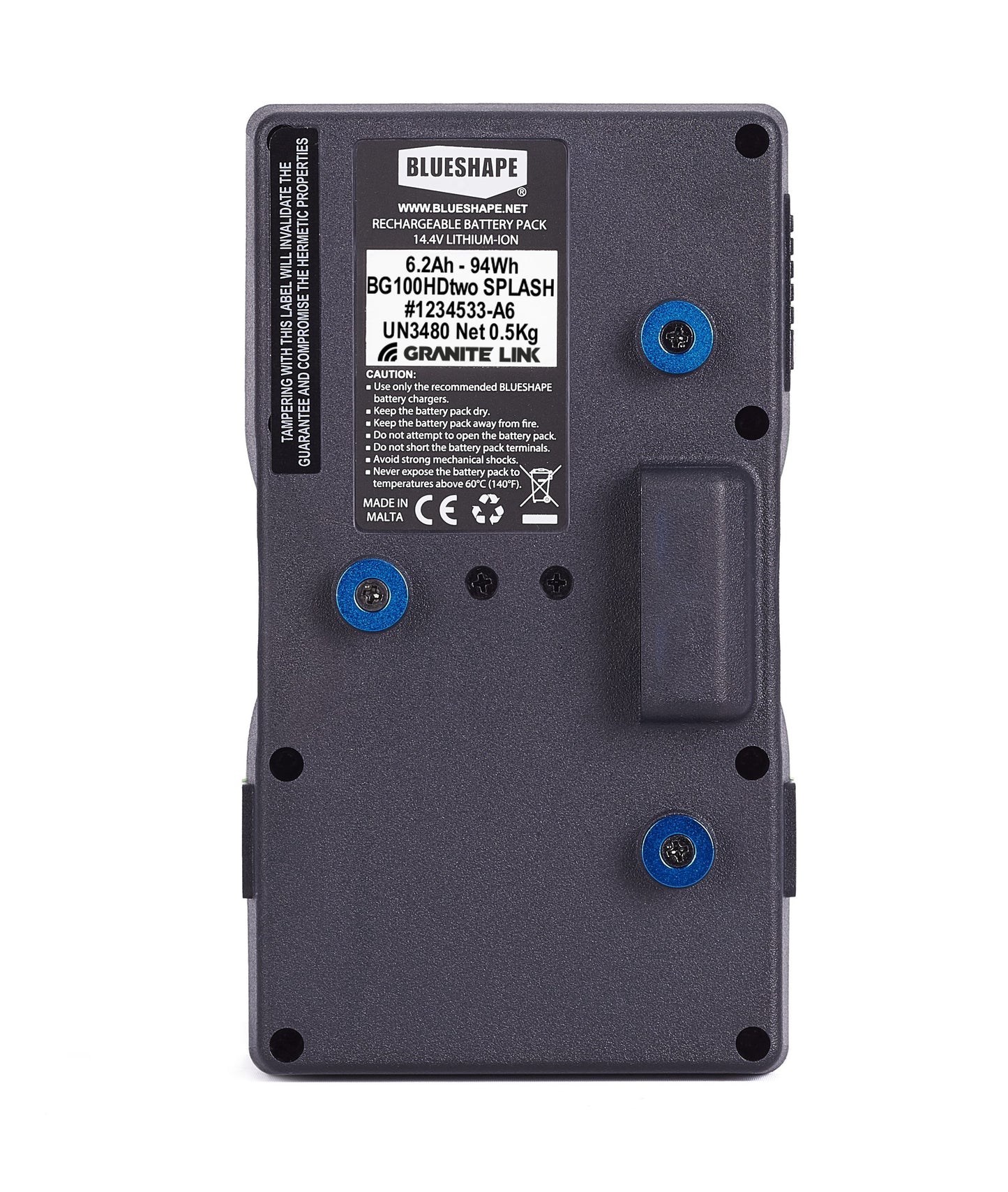 Blueshape BV100HD Granite 2 Splash Battery