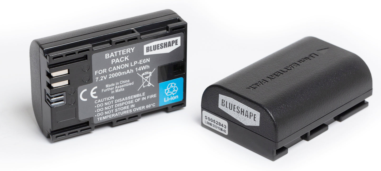 New Blueshape LP-E6 H Battery Pack 16Wh