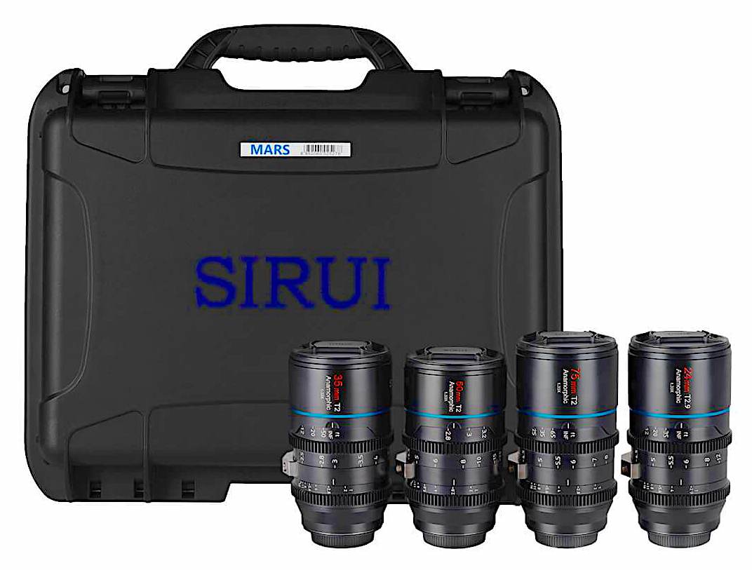 Sirui Mars 4 lens set Micro 4/3