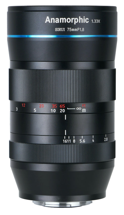 Sirui APS-C 75mm f1.8 Anamorphic lens